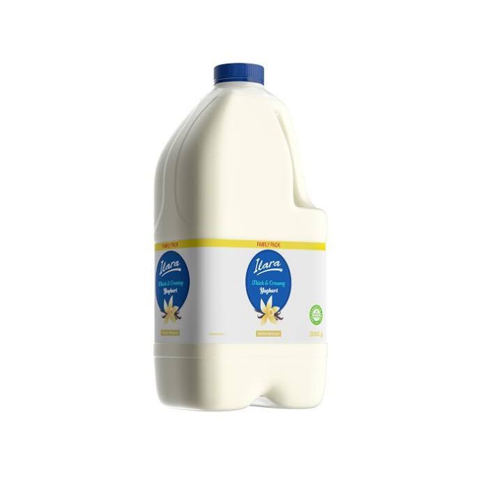 Ilara Thick & Creamy Vanilla Yogurt, 2000ml