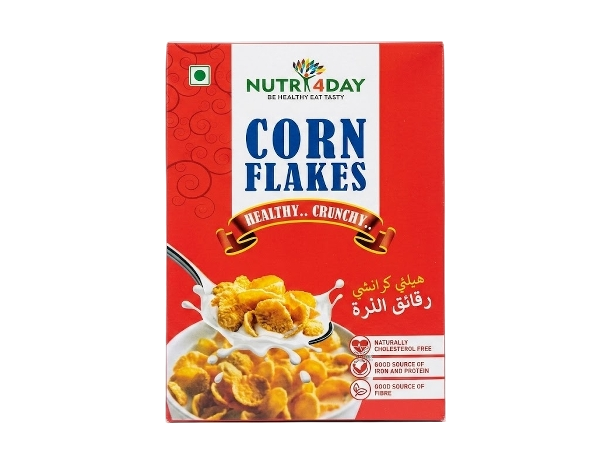 Nutri 4 Day Crunchy Corn Flakes, 375G