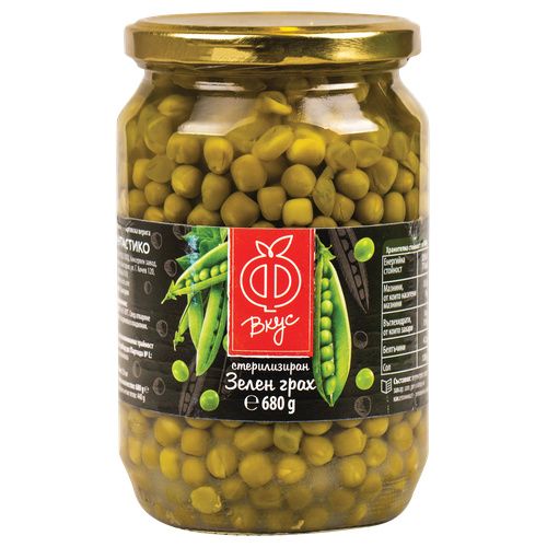 Грах Ф Вкус Зелен  Буркан