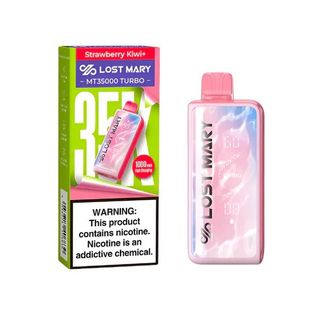 LOSTMARY MT35000 Turbo Strawberry Kiwi Ice, 35000 Puffs