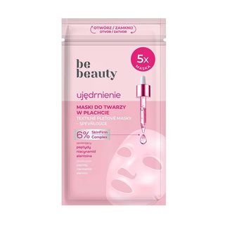 Be Beauty Maseczka do twarzy w płachcie ujędrnienie 5 szt.