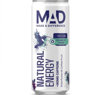 MAD NATURAL ENERGY - ELDERFLOWER & COFFEE FRUIT