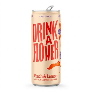 DRINK A FLOWER ORGANIC PEACH & LEMON W/ HONEYBUSH FLOWER
