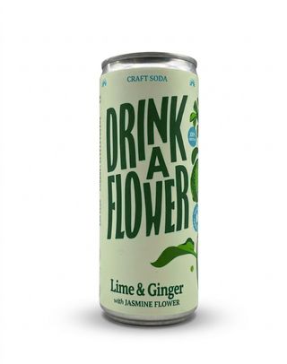 DRINK A FLOWER ORGANIC LIME, GINGER & JASMINE FLOWER