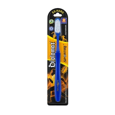 Diplomat Sporting Ex-Hard Toothbrush Blue