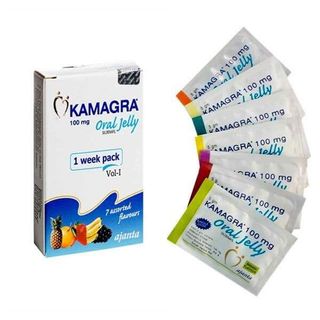 Kamagra Oral Jelly 100mg Assorted Flavours, 7 Packets