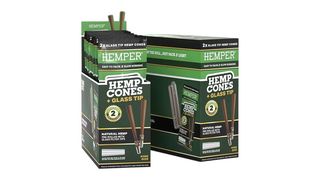 Conuri Blunt din Canepa cu filtru de sticla, HEMPER KS 109mm