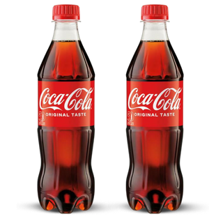 2 x NAPÓJ COCA COLA ORIGINAL TASTE 0,50L PET ZW.