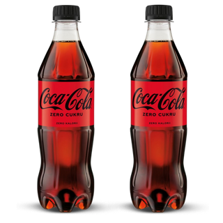 2 x NAPÓJ COCA COLA ZERO CUKRU 0,50L PET ZW.