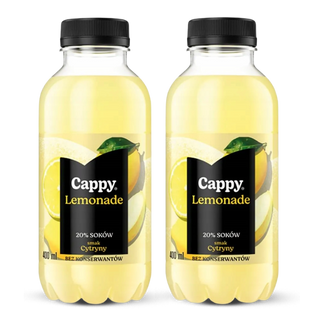 2 x CAPPY LEMONIADA 0,4L PET ZW.