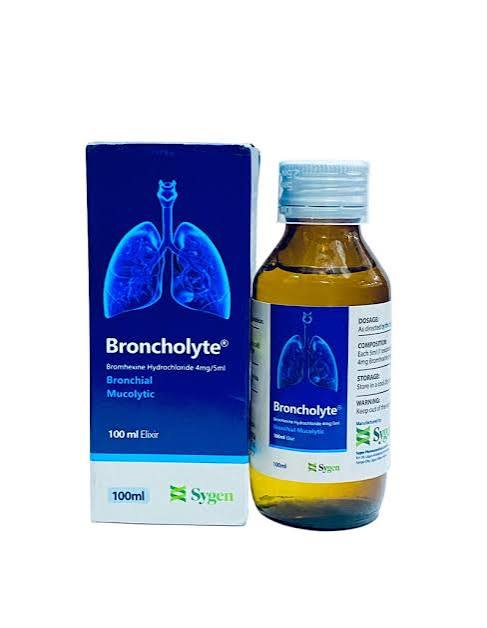 Sygen Broncholyte Mucolytic Syrup, 100Ml