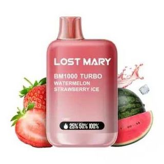 LOST MARY BM1000 WATERMELON STRAWBERRY ICE POD 2ML 20MG - ELFBAR