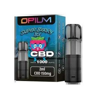 CARTUCHO SUPER BERRY ICE CBD 150MG 2ML - OPIUM