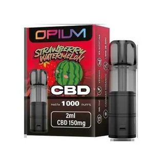 CARTUCHO WATERMELON STRAWBERRY CBD 150MG 2ML - OPIUM