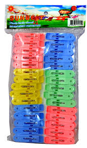 Sunbelt Peg-15 Assorted Clips, 15 Count