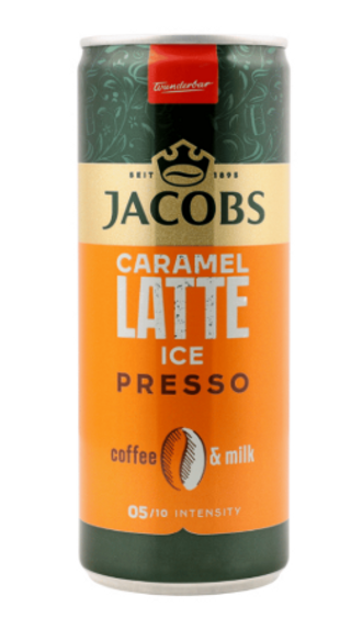 Напій молочний Якобз з кавою Icepresso Caramel Latte 0.25л
