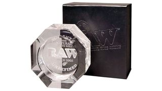 Scrumiera Cristal RAW Lead Free, 17,5 × 17 × 8 cm