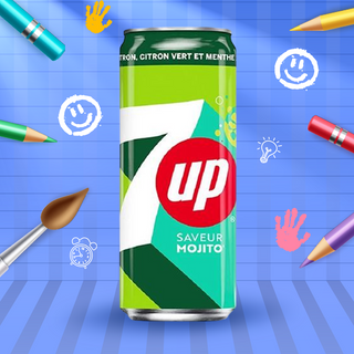 Offre BOISS GAZ MOJITO BTE 33CL SEVEN UP - 100313313