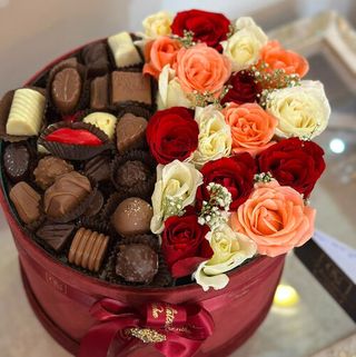 Box Bloom Moitié Chocolat & Fleur 30 pièces