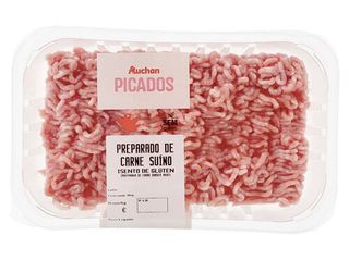 Preparado De Carne Picada De Suino Sem Gluten Auchan 400Gr