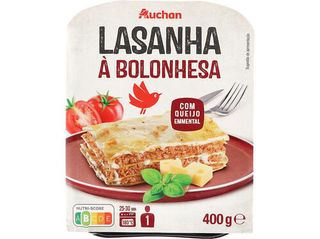 Lasanha À Bolonhesa Auchan: 400 G