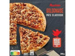 Pizza Auchan Bolonhesa M Clássica Cozida Pedra 390G