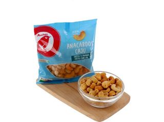 Cajú Auchan:Com Sal 125 G