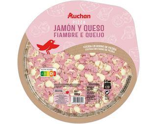Pizza Fiambre E Queijo Auchan:405 G