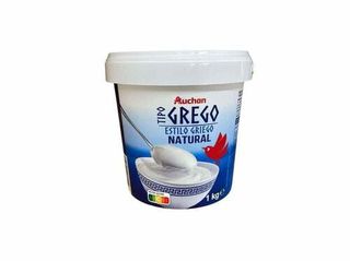 Iogurte Grego Natural Auchan:1Kg