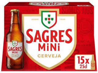 Cerveja Sagres Branca 15X0.25L