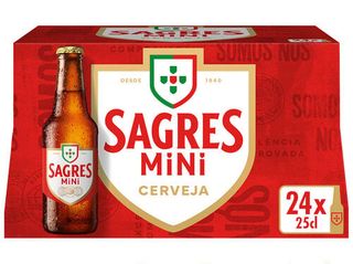 Cerveja Sagres Branca 24X0.25L