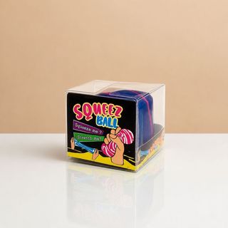 Cube Squeeze – Cub senzorial antistres, albastru