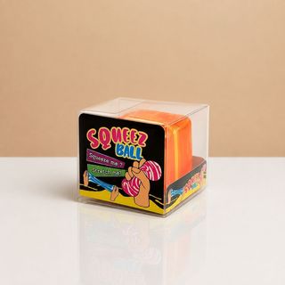Cube Squeeze – Cub senzorial antistres, portocaliu