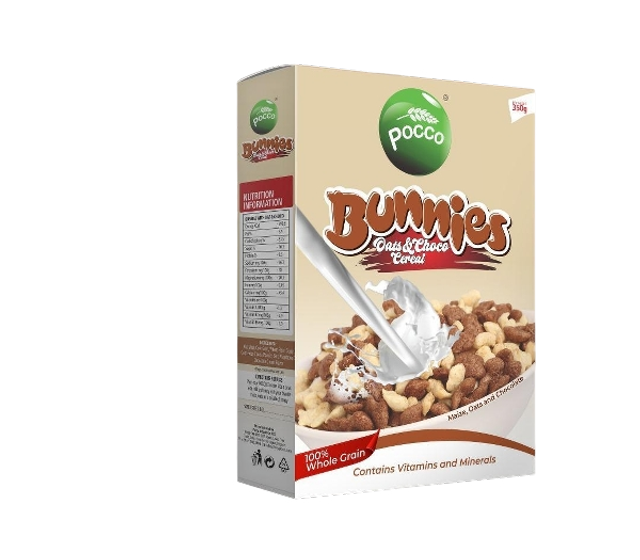 Pocco Bunnies Oats & Choco Cereals, 300G