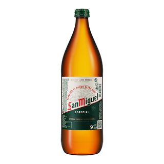 Cerveza San Miguel Botella 1L.