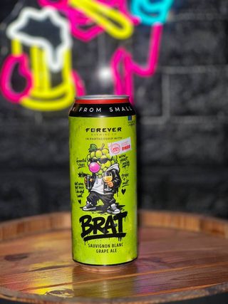 Пиво ТМ FOREVER "BRAT" світле нефільтр. 0,5л