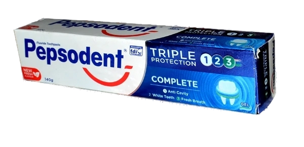 Pepsodent Triple Protection Gel Toothpaste, 140G