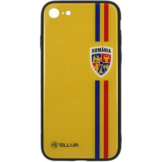 Carcasa Glass Print pentru iPhone 8, Tricolor