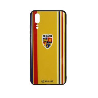 Carcasa Glass Print pentru Huawei P20, Suporter