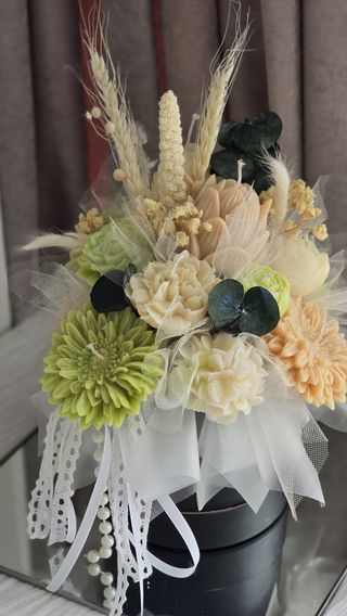 Buchet  floral verde