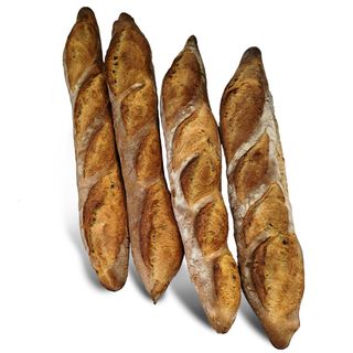 Baguette all'ancienne pane confezionato