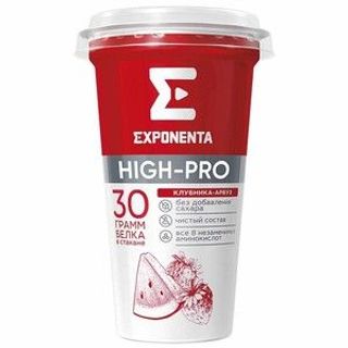НАПИТОК КИСЛОМОЛ. EXPONENTA HIGH PRO КЛУБНИКА АРБУЗ 250ГР