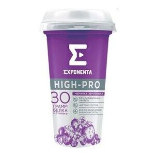 НАПИТОК КИСЛОМОЛ. EXPONENTA HIGH PRO ЧЕРНИКА ЗЕМЛЯНИКА 250ГР