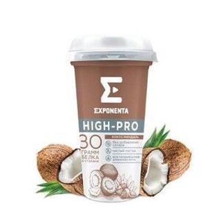 НАПИТОК КИСЛОМОЛ. EXPONENTA HIGH PRO КОКОС МИНДАЛЬ 250ГР