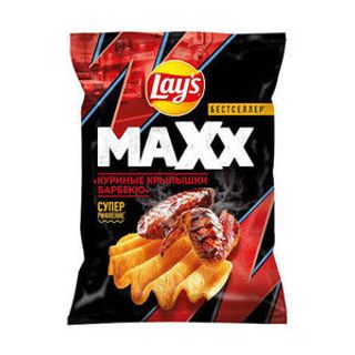 ЧИПСЫ LAYS MAXX КРЫЛЫШКИ КУРИНЫЕ БАРБЕКЮ  100Г