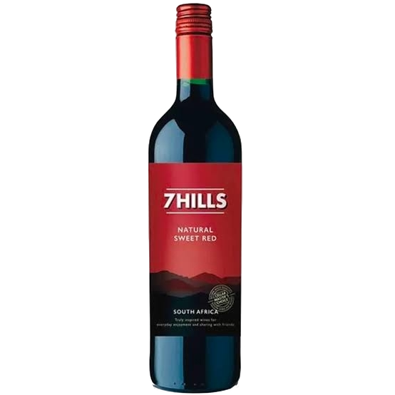 7Hills Natural Sweet Red Wine, 750Ml