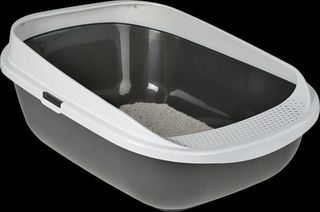 Promocja: 3 szt. - 20% Kuweta dla kota AniOne High Rim ciemnoszara 43x57cm