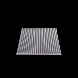 Promocja: 3 szt. - 20% Mata przed kuwetę FIBOO jasnoszara 30x30cm