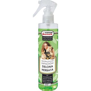 Promocja: 3 szt. - 20% Neutralizator zapachów do kuwety BENEK Zielona Herbata 250ml