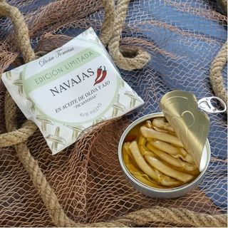 Navajas en Aceite de Oliva y Ajo "Picantonas" 110g